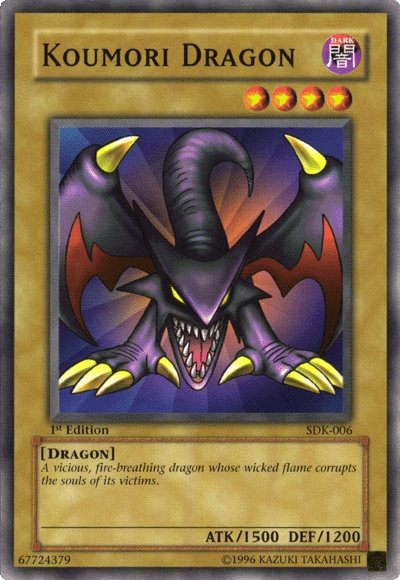 Koumori Dragon [SDK-006] Common Yu-Gi-Oh!