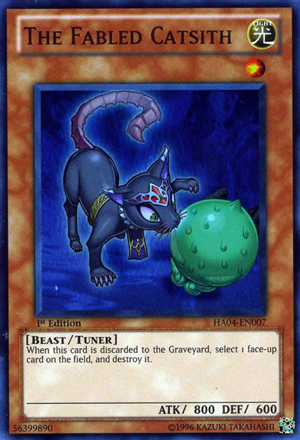 The Fabled Catsith [HA04-EN007] Super Rare Yu-Gi-Oh!