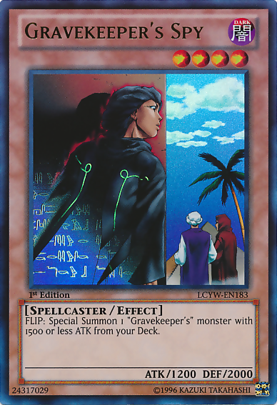Gravekeeper's Spy [LCYW-EN183] Ultra Rare Yu-Gi-Oh!