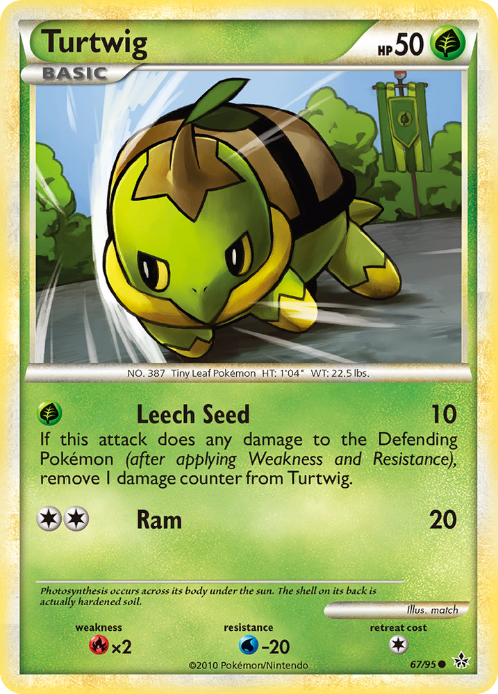 Turtwig (67/95) [HeartGold & SoulSilver: Unleashed] Pokémon