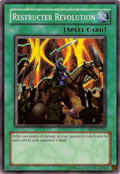 Restructer Revolution [DL5-EN001] Super Rare Yu-Gi-Oh!