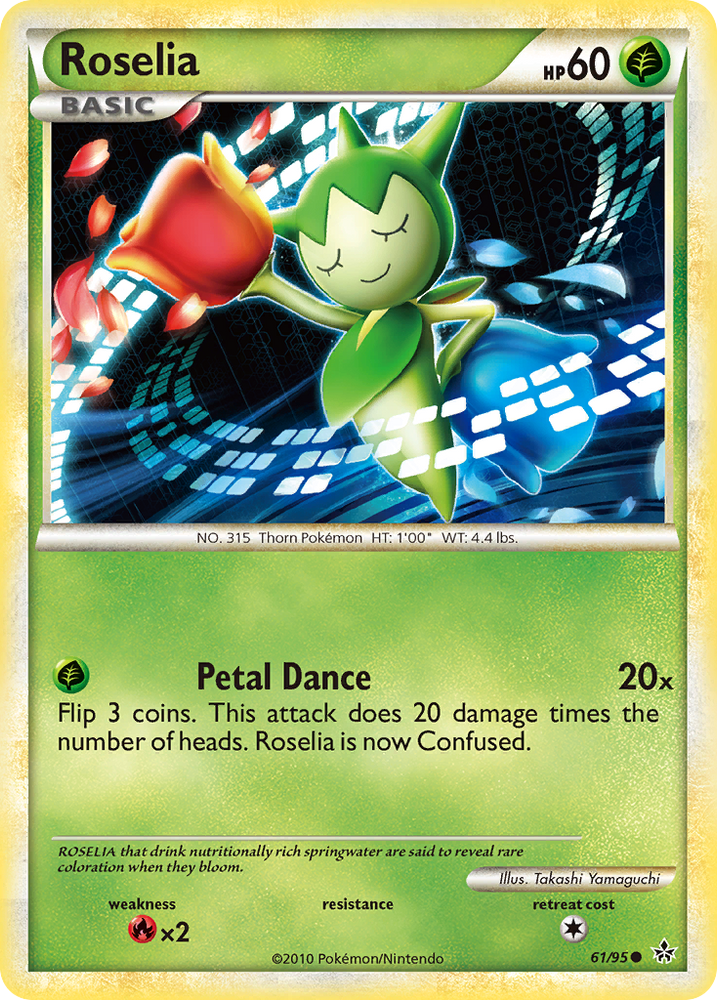 Roselia (61/95) [HeartGold & SoulSilver: Unleashed] Pokémon
