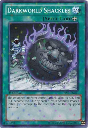 Darkworld Shackles [BP01-EN083] Starfoil Rare Yu-Gi-Oh!