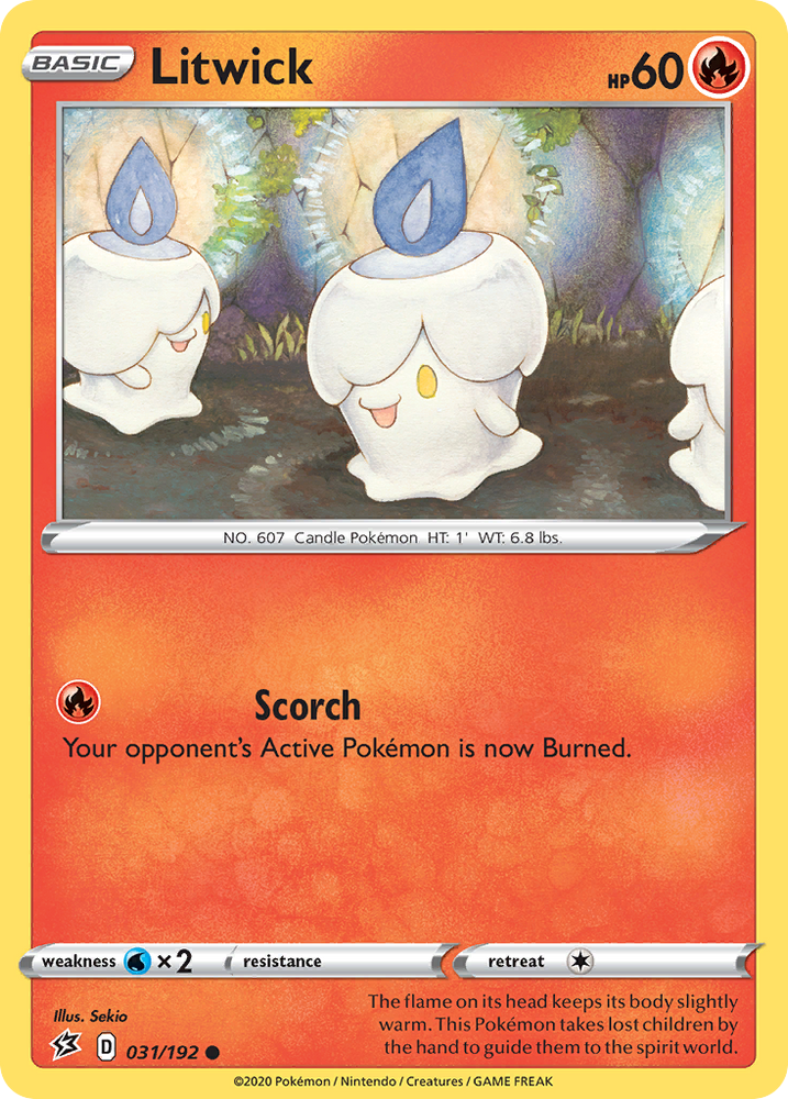 Litwick (031/192) [Sword & Shield: Rebel Clash] Pokémon