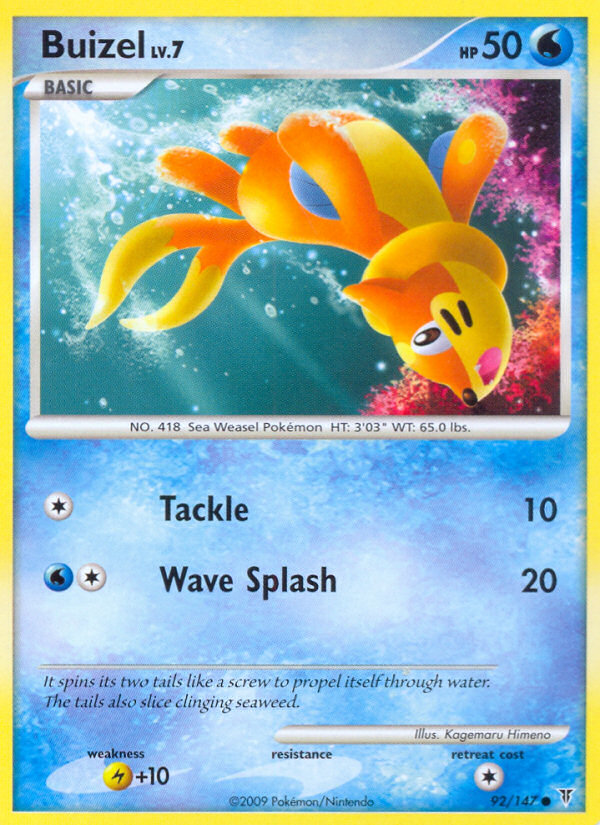 Buizel (92/147) [Platinum: Supreme Victors] Pokémon