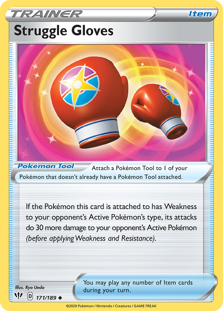 Struggle Gloves (171/189) [Sword & Shield: Darkness Ablaze] Pokémon