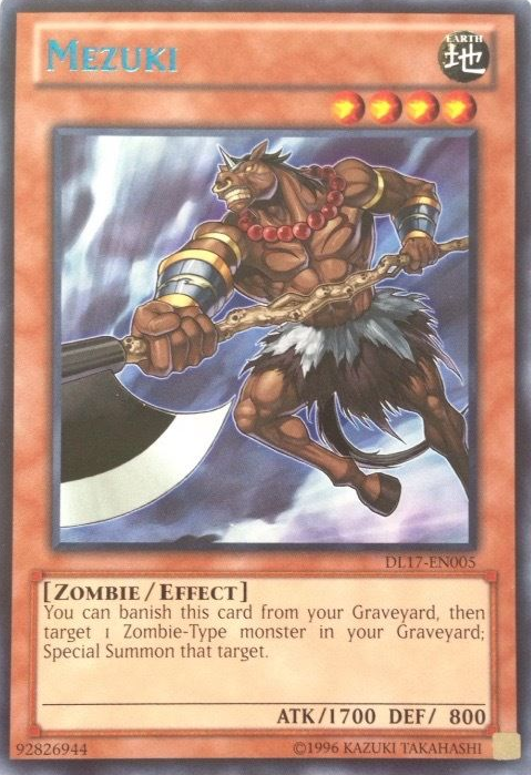 Mezuki (Blue) [DL17-EN005] Rare Yu-Gi-Oh!