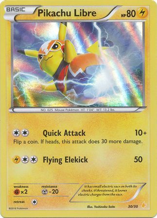 Pikachu Libre (30/30) [XY: Trainer Kit 3 - Pikachu Libre] Pokémon