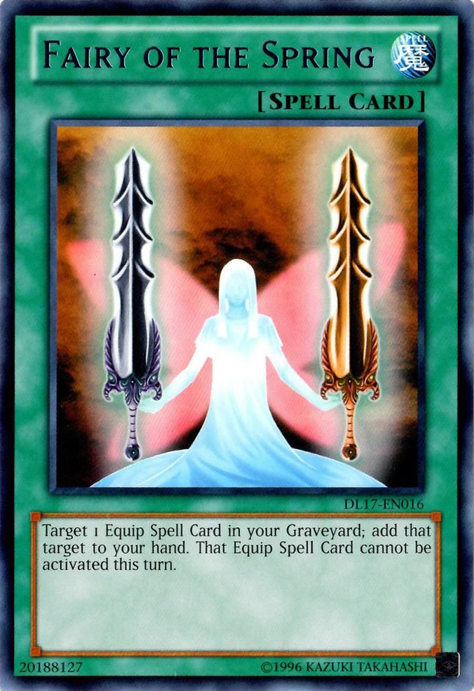 Fairy of the Spring (Blue) [DL17-EN016] Rare Yu-Gi-Oh!