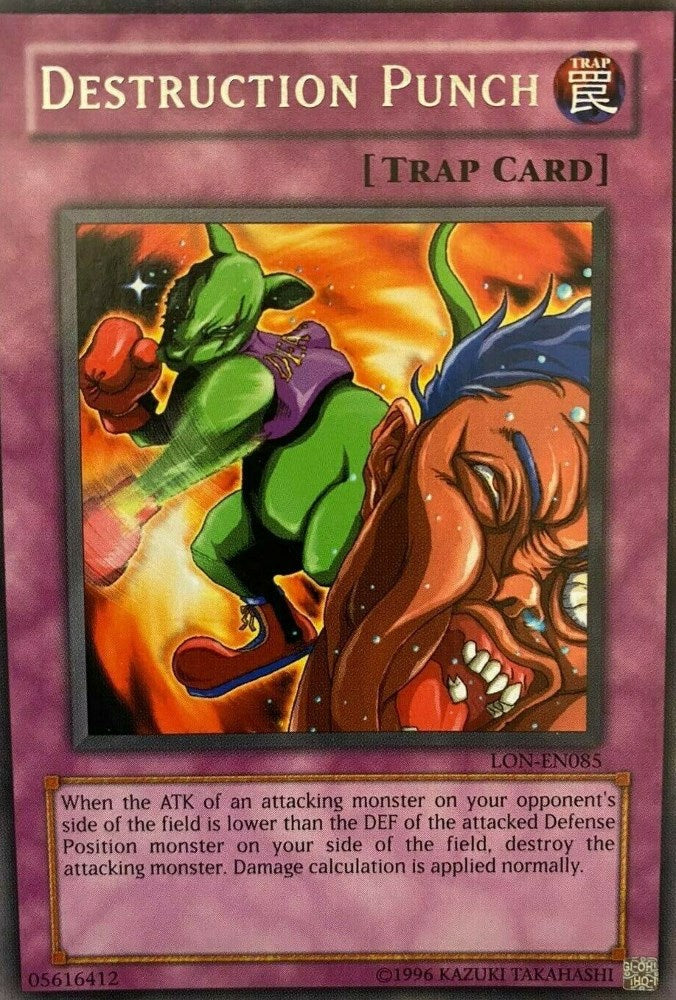 Destruction Punch [LON-EN085] Rare Yu-Gi-Oh!