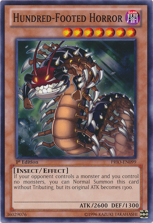 Hundred-Footed Horror [PRIO-EN099] Common - Yugioh Cards For Your TCG Needs!