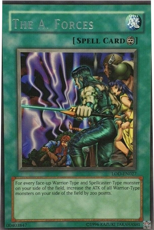 The A. Forces [LOD-EN027] Rare Yu-Gi-Oh!