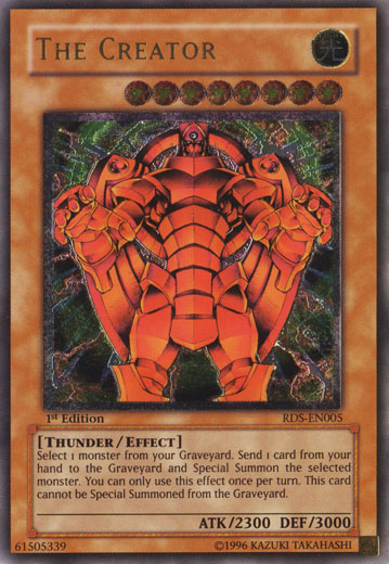 The Creator [RDS-EN005] Ultimate Rare Yu-Gi-Oh!