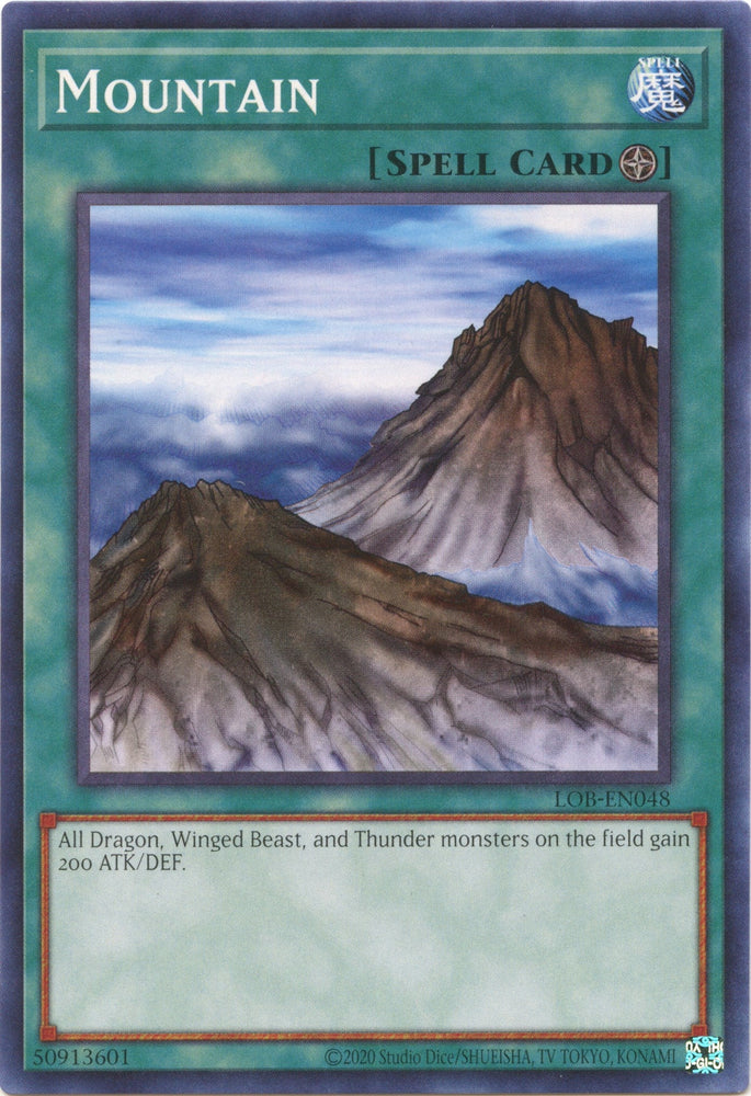 Mountain (25th Anniversary) [LOB-EN048] Common Yu-Gi-Oh!