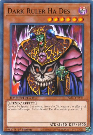 Dark Ruler Ha Des [SS05-ENA11] Common Yu-Gi-Oh!