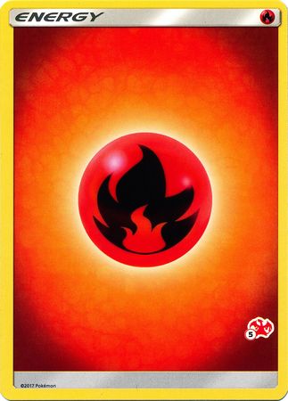 Fire Energy (Charizard Stamp #5) [Battle Academy 2020] Pokémon