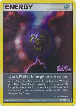 Dark Metal Energy (97/110) (Stamped) [EX: Holon Phantoms] Pokémon