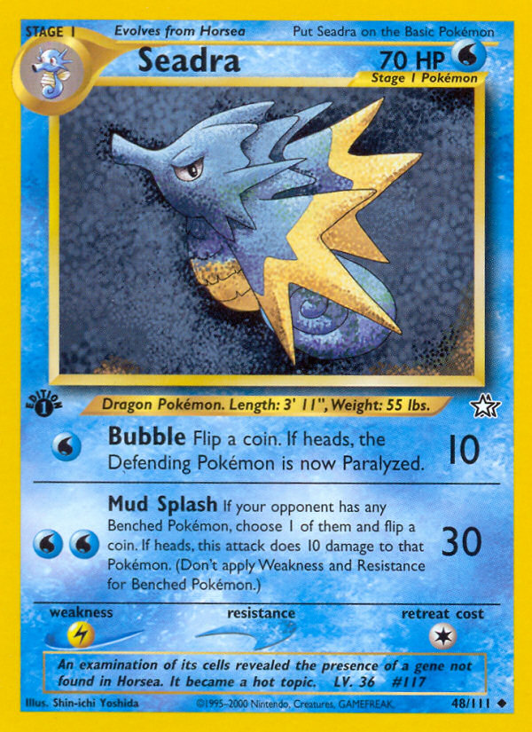 Seadra (48/111) [Neo Genesis 1st Edition] Pokémon