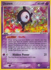 Unown (K) (K/28) [EX: Unseen Forces] Pokémon