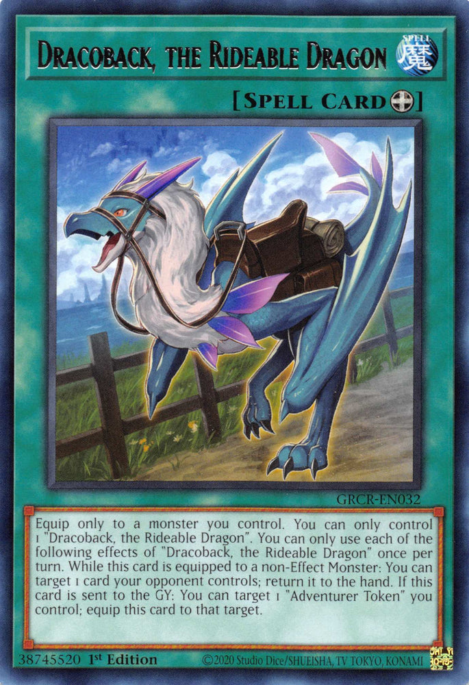 Dracoback, the Rideable Dragon [GRCR-EN032] Rare Yu-Gi-Oh!