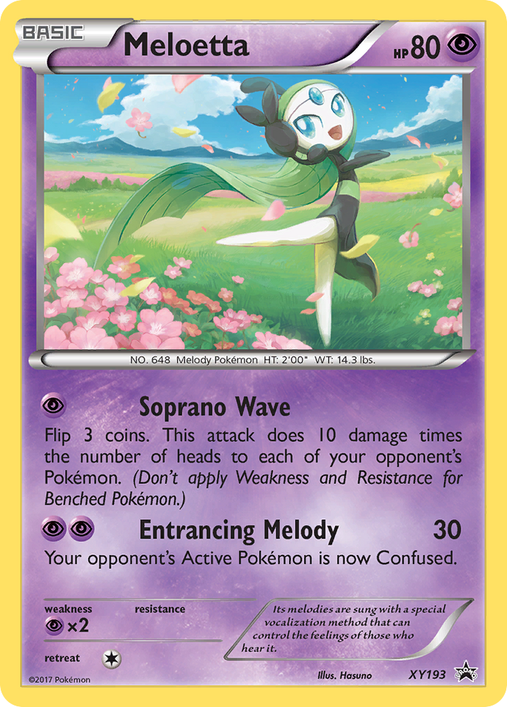 Meloetta (XY193) [XY: Black Star Promos] Pokémon