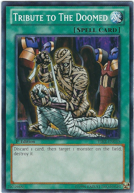 Tribute to the Doomed [YSKR-EN030] Common Yu-Gi-Oh!