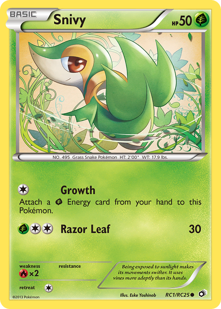 Snivy (RC1/RC25) [Black & White: Legendary Treasures] Pokémon