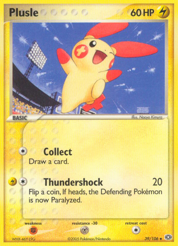Plusle (39/106) [EX: Emerald] Pokémon