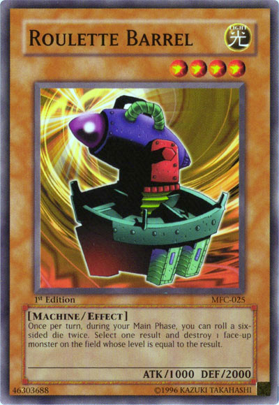 Roulette Barrel [MFC-025] Common Yu-Gi-Oh!