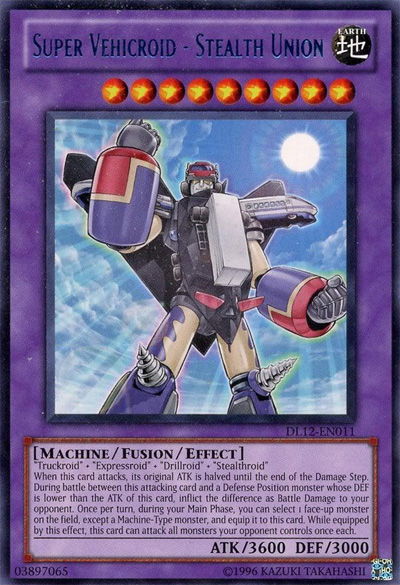 Super Vehicroid - Stealth Union (Blue) [DL12-EN011] Rare Yu-Gi-Oh!