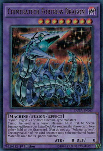 Chimeratech Fortress Dragon [DUSA-EN065] Ultra Rare Yu-Gi-Oh!
