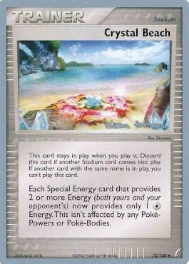 Crystal Beach (75/100) (Intimidation - Tristan Robinson) [World Championships 2008] Pokémon