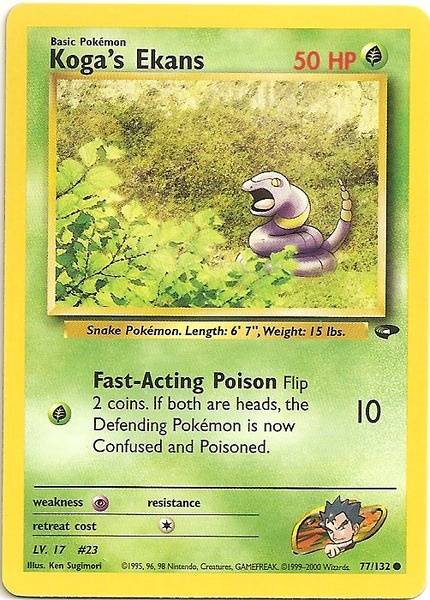 Koga's Ekans (77/132) [Gym Challenge Unlimited] Pokémon