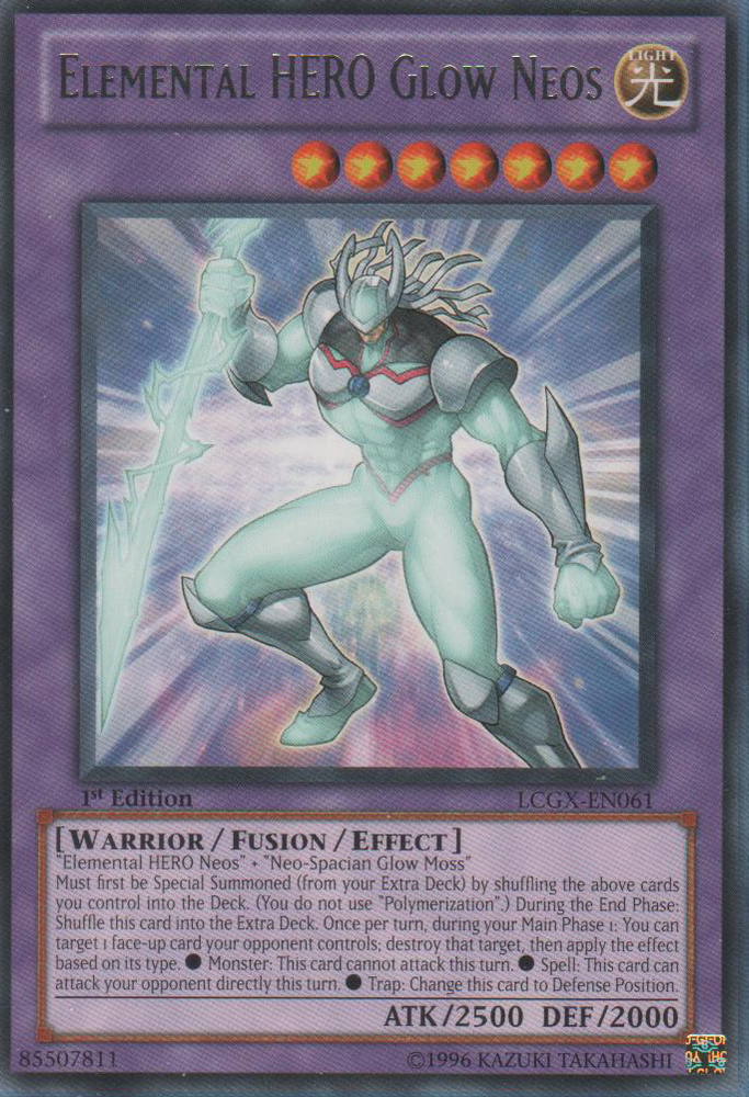 Elemental HERO Glow Neos [LCGX-EN061] Rare Yu-Gi-Oh!