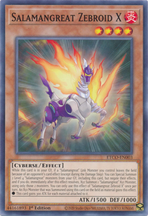 Salamangreat Zebroid X [ETCO-EN003] Common Yu-Gi-Oh!