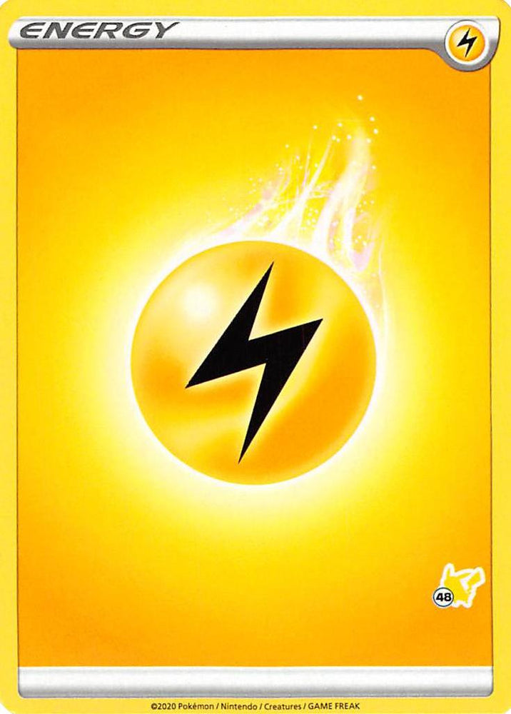 Lightning Energy (Pikachu Stamp #48) [Battle Academy 2022] Pokémon