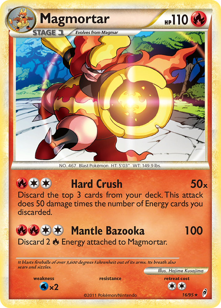 Magmortar (16/95) [HeartGold & SoulSilver: Call of Legends] Pokémon