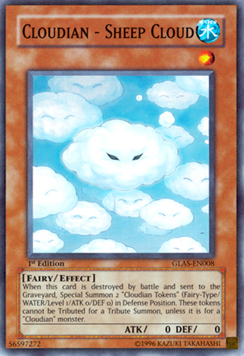 Cloudian - Sheep Cloud [GLAS-EN008] Super Rare Yu-Gi-Oh!