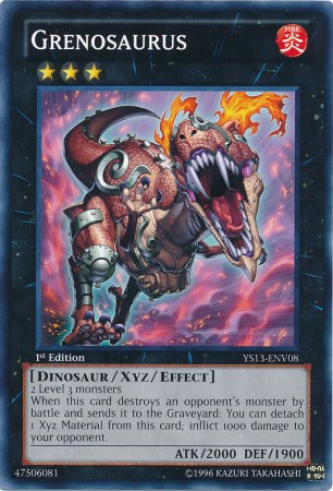Grenosaurus [YS13-ENV08] Common Yu-Gi-Oh!