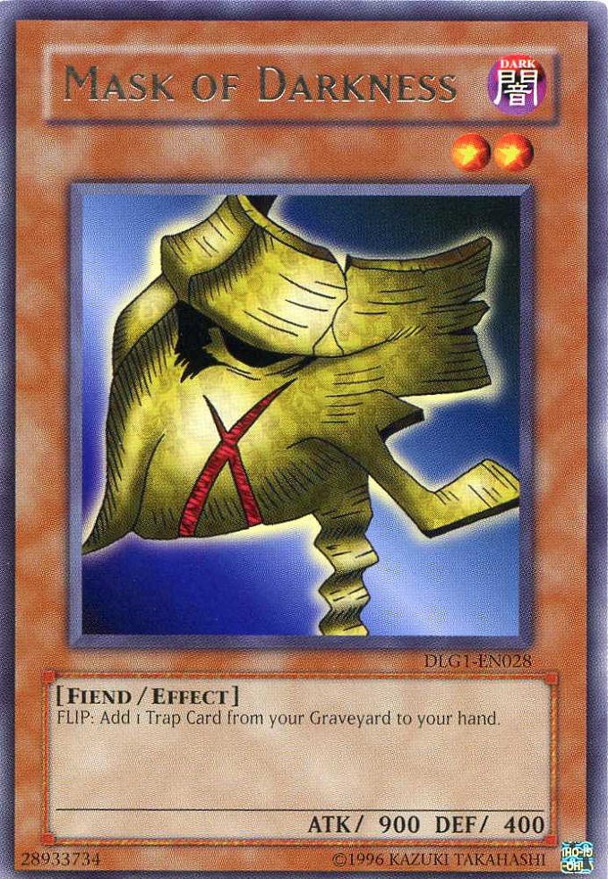 Mask of Darkness [DLG1-EN028] Rare Yu-Gi-Oh!