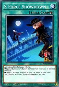 S-Force Showdown [BLVO-EN058] Common Yu-Gi-Oh!