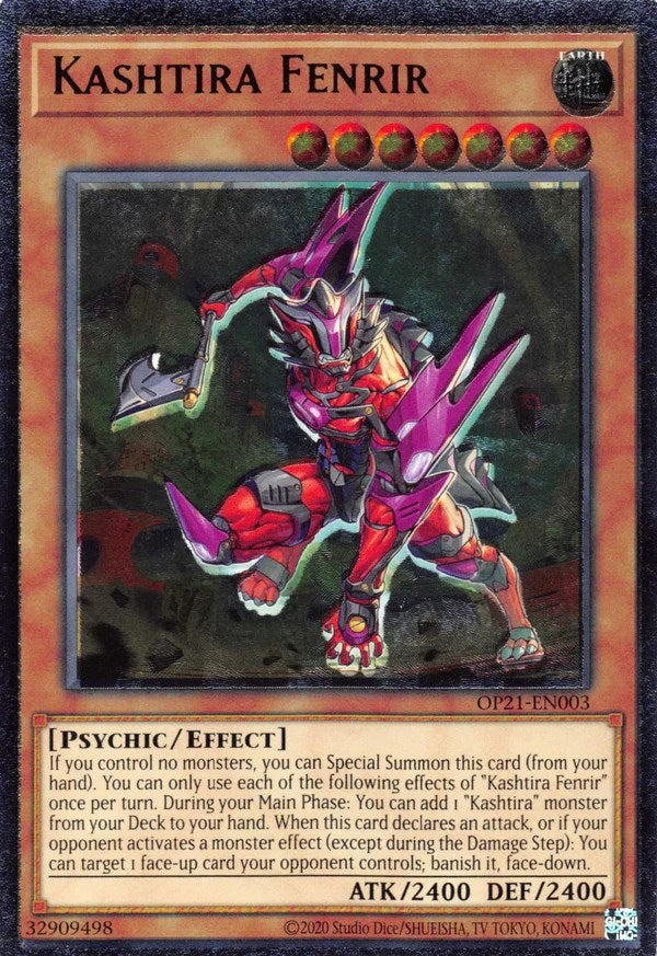 Kashtira Fenrir [OP21-EN003] Ultimate Rare Yu-Gi-Oh!