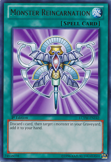 Monster Reincarnation [LCYW-EN142] Rare Yu-Gi-Oh!