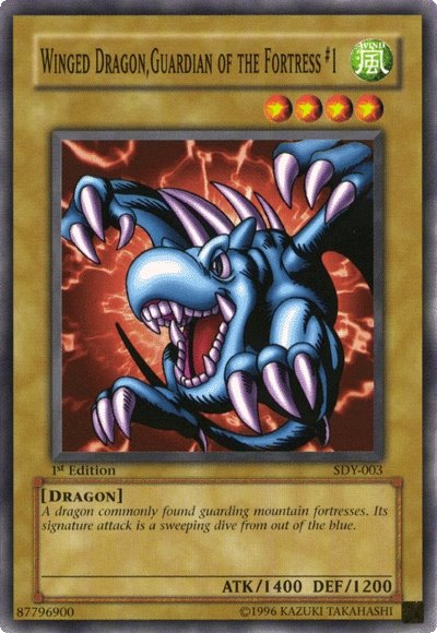 Winged Dragon, Guardian of the Fortress #1 [SDY-003] Common Yu-Gi-Oh!