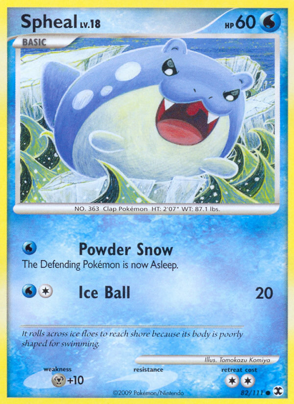 Spheal (82/111) [Platinum: Rising Rivals] Pokémon