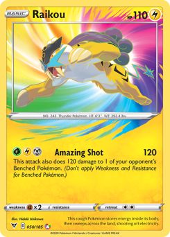 Raikou (050/185) [Sword & Shield: Vivid Voltage] Pokémon