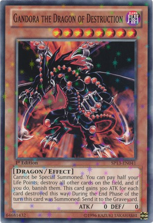 Gandora the Dragon of Destruction [SP13-EN041] Starfoil Rare Yu-Gi-Oh!
