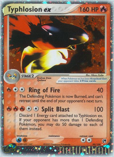 Typhlosion ex (99/100) [EX: Sandstorm] Pokémon