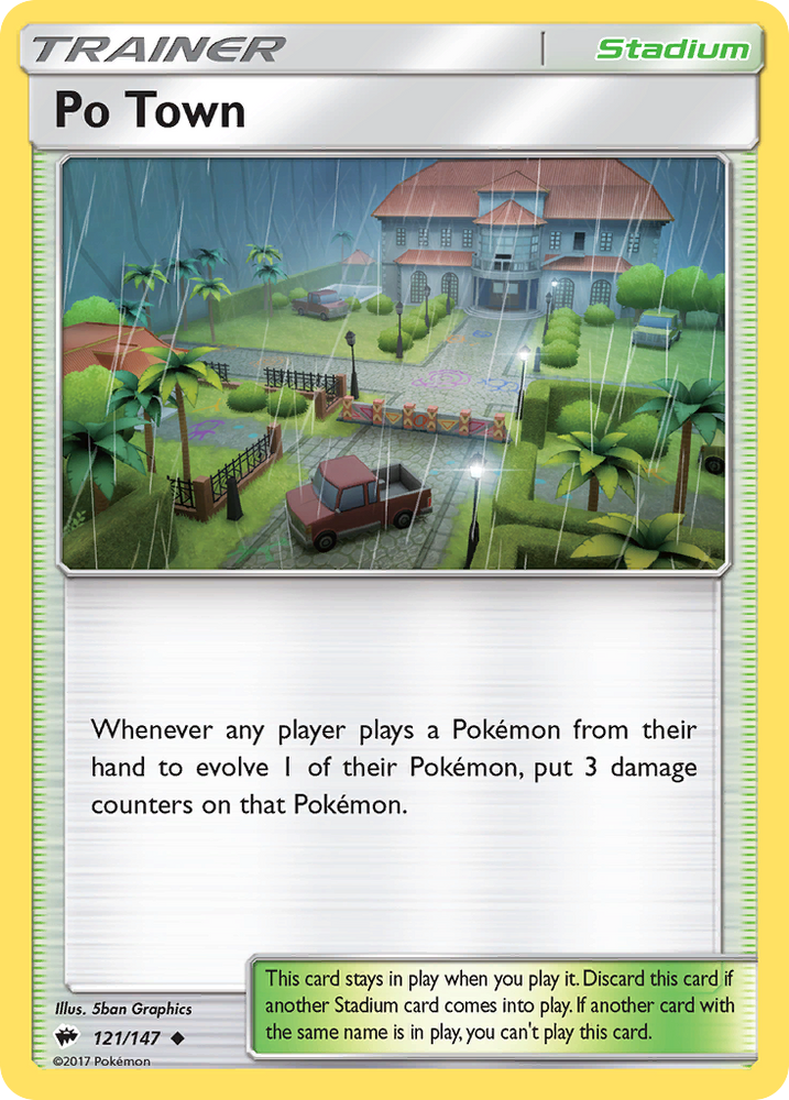Po Town (121/147) [Sun & Moon: Burning Shadows] Pokémon
