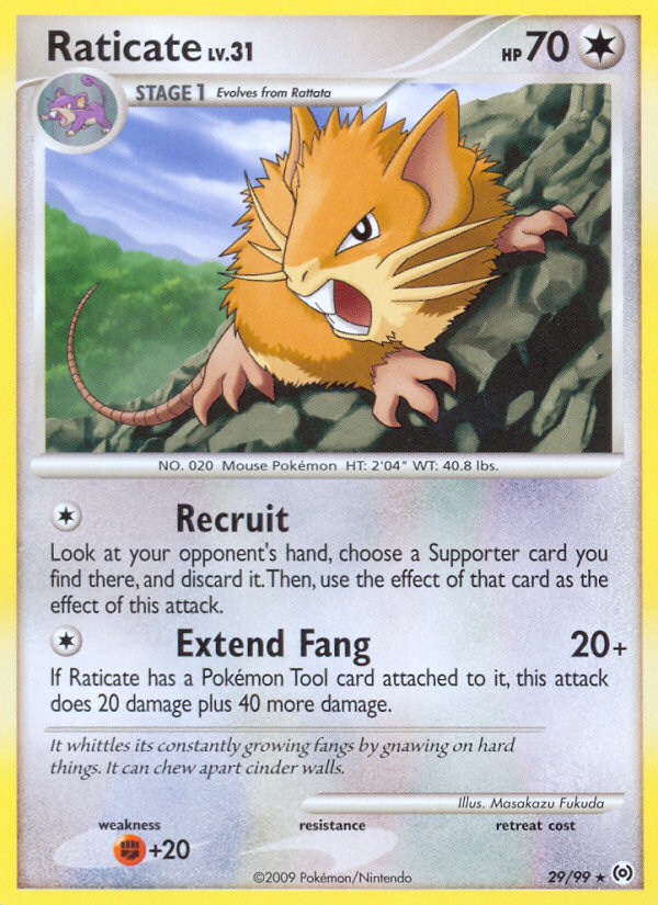 Raticate (29/99) [Platinum: Arceus] Pokémon